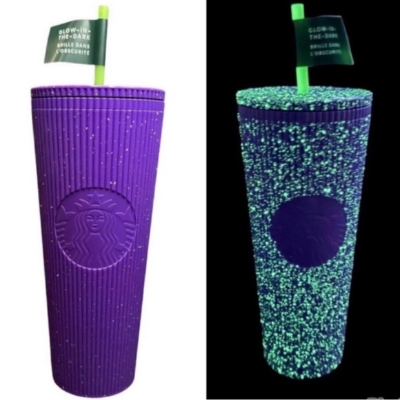 Starbucks Purple Potion Glow-in-the-Dark Cup 24oz Halloween 2024 Limited! - Picture 3 of 5